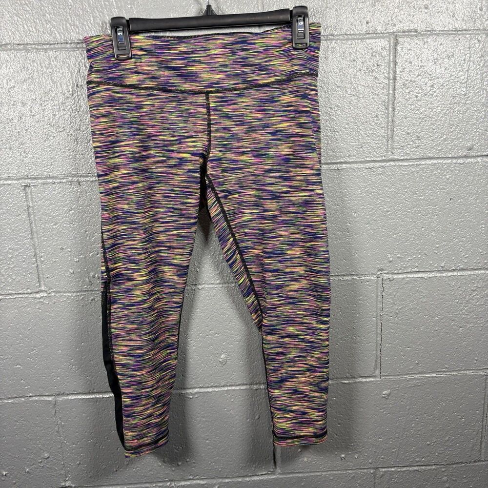 Zella Capri Leggings Womens M Multicolor Athletic Yoga Running Cropped